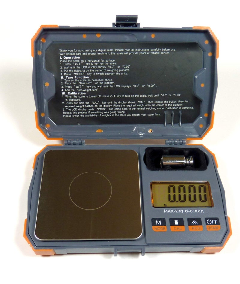 US Balance Pocket Digital Pocket Scale 20g x 0.001g Cal Weight Jewelry Gold Gram Herb Karat - Image 1